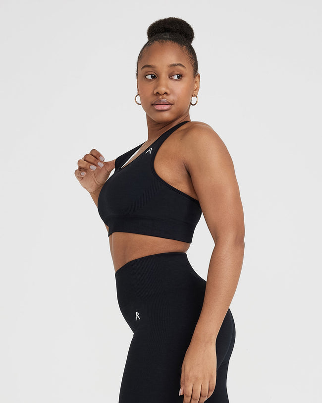 Classic Seamless 2.0 Bralette | Black Marl
