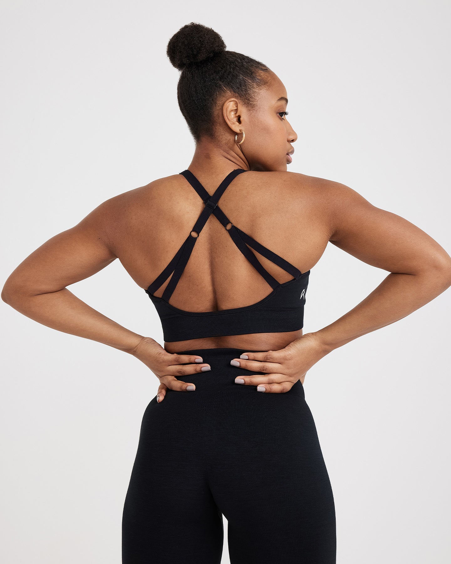 Classic Seamless 2.0 Bralette | Black Marl