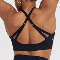 Classic Seamless 2.0 Bralette | Black Marl