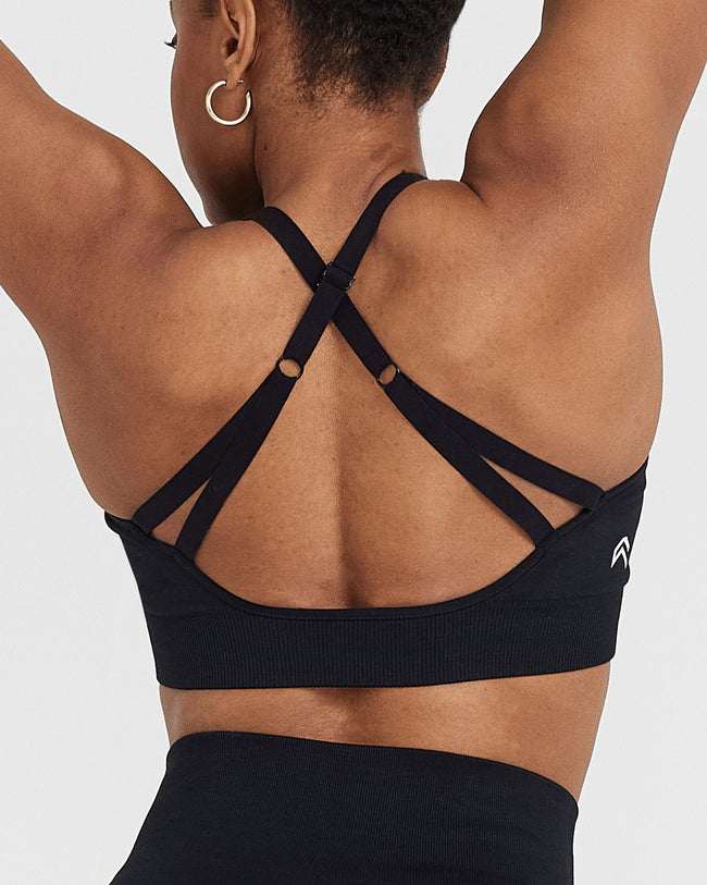 Classic Seamless 2.0 Bralette | Black Marl