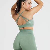 Classic Seamless 2.0 Bralette | Sage Marl