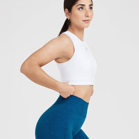 Classic Seamless 2.0 Crop Top | White