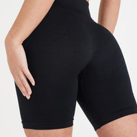 Classic Seamless 2.0 Cycling Shorts | Black Marl