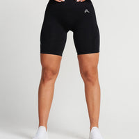 Classic Seamless Cycling Shorts | Black Marl