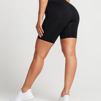 Classic Seamless Cycling Shorts | Black Marl