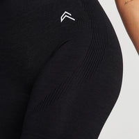Classic Seamless Cycling Shorts | Black Marl