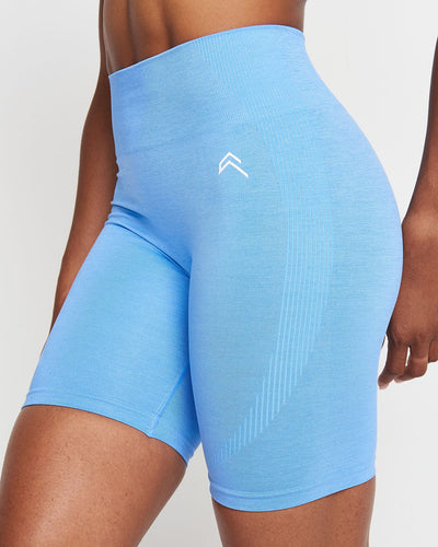 Classic Seamless Cycling Shorts | Blue Marl