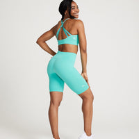 Classic Seamless Cycling Shorts | Lagoon Marl