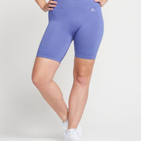 Classic Seamless Cycling Shorts | Purple Marl