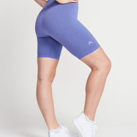Classic Seamless Cycling Shorts | Purple Marl