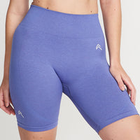 Classic Seamless Cycling Shorts | Purple Marl