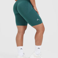 Effortless Seamless Cycling Shorts | Marine Teal