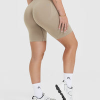 Effortless Seamless Cycling Shorts | Washed Sandstone