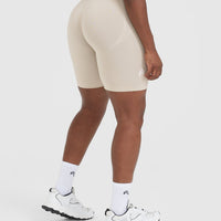 Effortless Seamless Cycling Shorts | Sand