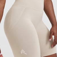 Effortless Seamless Cycling Shorts | Sand