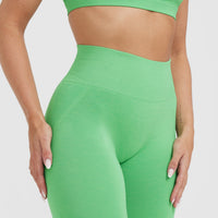 Effortless Seamless Leggings with White Logo | Jade