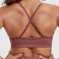 Effortless Strappy Bralette | Berry