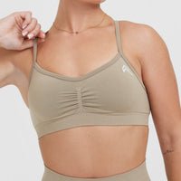 Effortless Strappy Bralette | Washed Sandstone