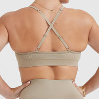 Effortless Strappy Bralette | Washed Sandstone