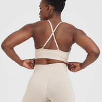 Effortless Strappy Bralette | Sand