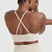 Effortless Strappy Bralette | Sand
