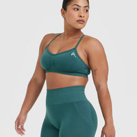 Effortless Strappy Bralette | Marine Teal