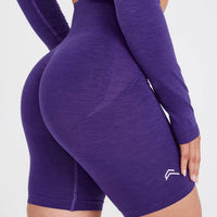 Effortless Seamless Cycling Shorts | Amethyst