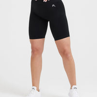 Effortless Seamless Cycling Shorts | Black