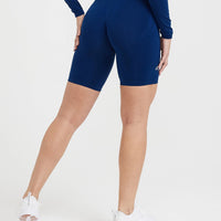 Effortless Seamless Cycling Shorts | Midnight