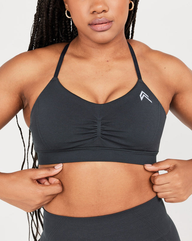Effortless Micro Bralette | Coal