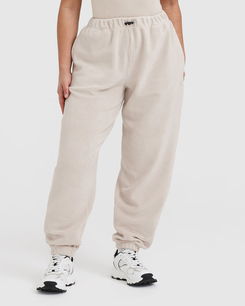 Oner Modal Fleece Oversized Joggers | Sand
