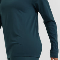 Go To Seamless Loose Long Sleeve Top | Oil Blue