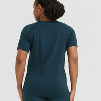 Go To Seamless Loose Top | Oil Blue