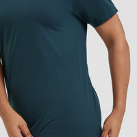 Go To Seamless Loose Top | Oil Blue