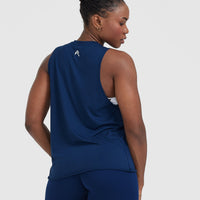 Go To Muscle Vest | Midnight Blue