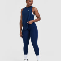 Go To Muscle Vest | Midnight Blue