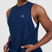 Go To Muscle Vest | Midnight Blue