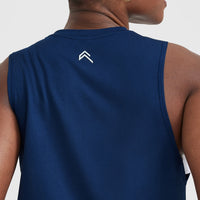 Go To Muscle Vest | Midnight Blue