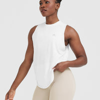 Go To Muscle Vest | White