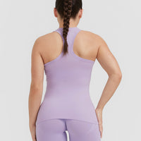 Go To Seamless Fitted High Neck Vest | Wisteria Purple
