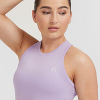 Go To Seamless Fitted High Neck Vest | Wisteria Purple