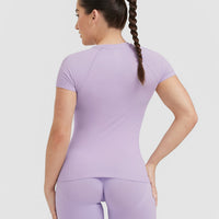 Go To Seamless Fitted Top | Wisteria Purple