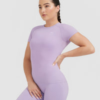 Go To Seamless Fitted Top | Wisteria Purple