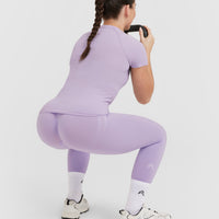 Go To Seamless Fitted Top | Wisteria Purple