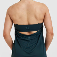 Go To Strappy Loose Vest | Oil Blue