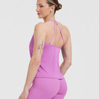 Go To Strappy Loose Vest | Orchid Purple