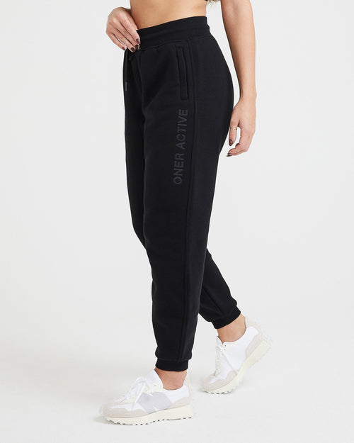Oner Modal Classic Lounge Joggers | Black