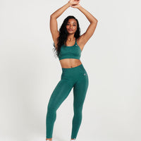 Classic Seamless Leggings | Mineral Green Marl