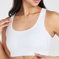 Classic Lounge Bralette | White