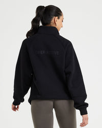Classic Lounge 1/2 Zip Sweatshirt | Black